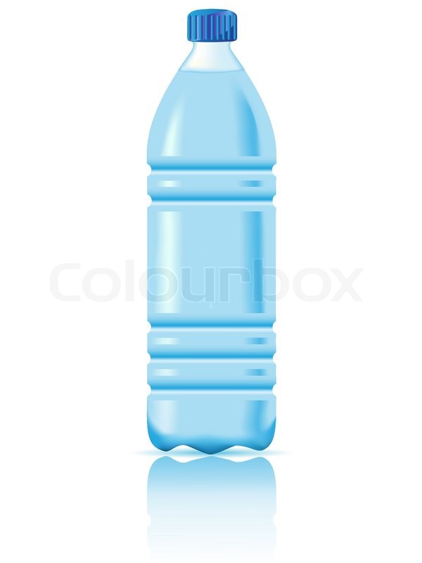 Bottled water animation clip art