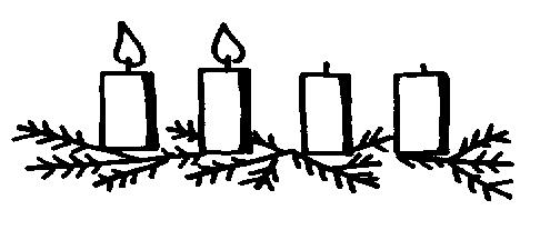 Candle black and white black and white advent candle clip art...