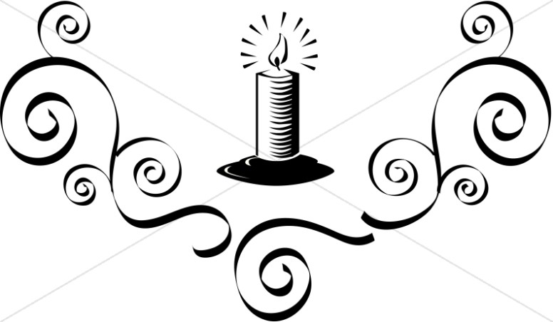 Candle  black and white church candle clipart images sharefaith