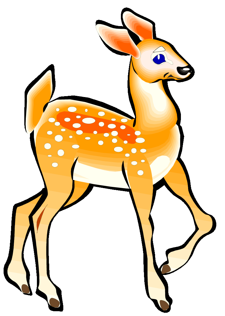Cute baby deer clipart free images 8 - WikiClipArt