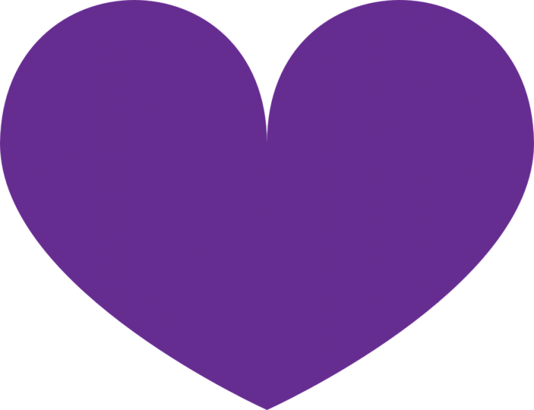 Free vector graphic purple heart love shapes image on clip art ...