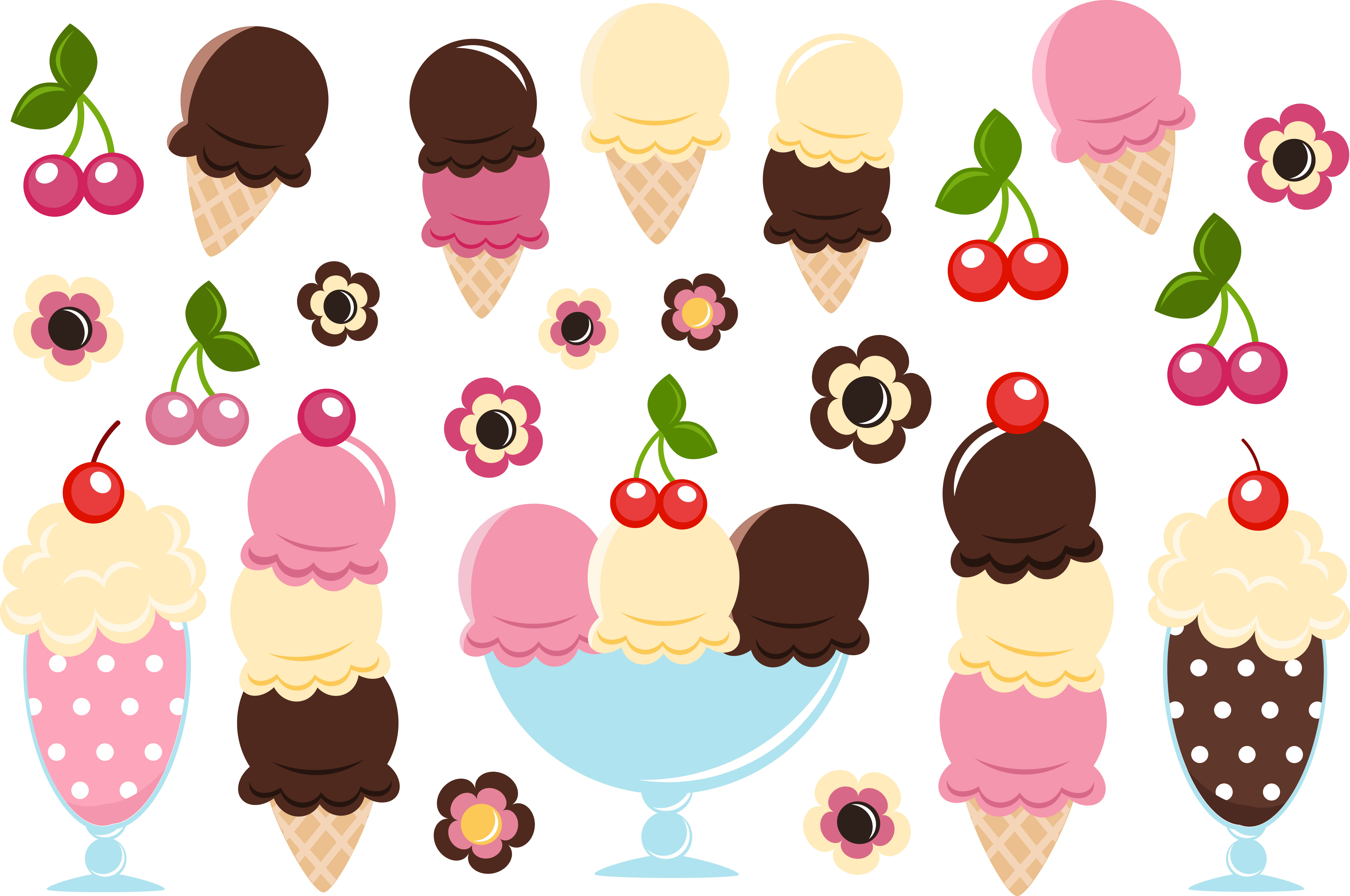 Ice cream  free chocolate ice cream clipart free images 3