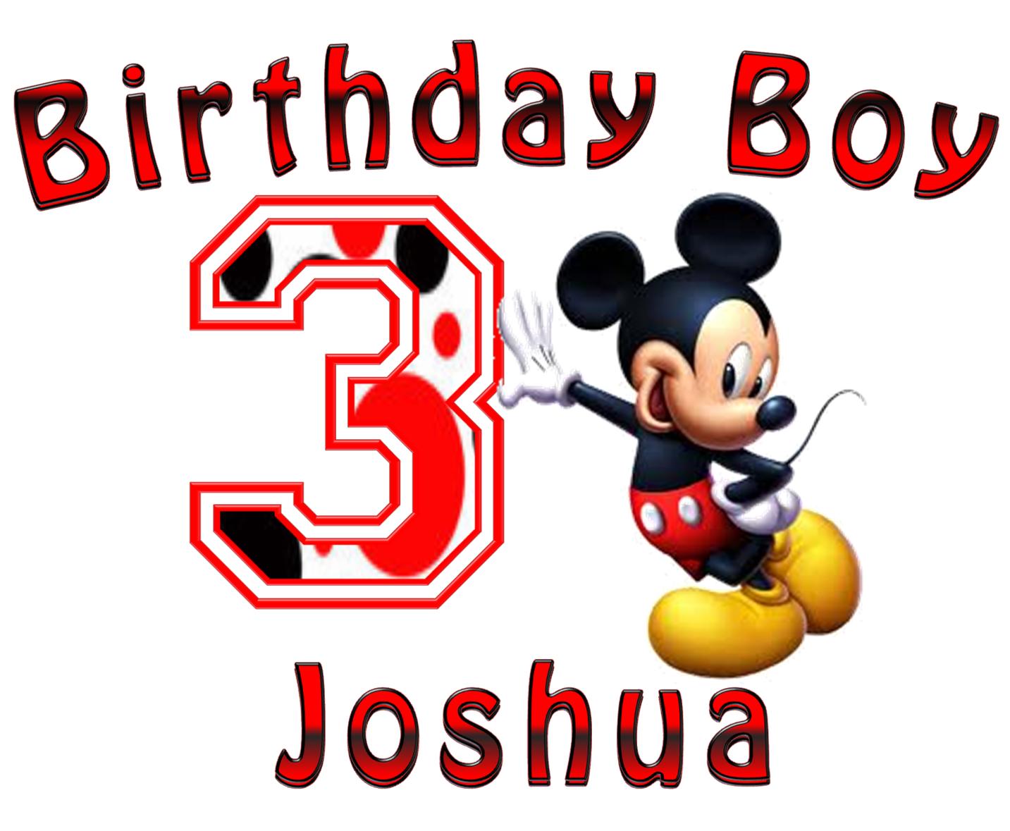 Mickey mouse birthday 3rd birthday mickey mouse clipart