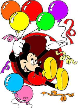 Mickey mouse birthday disney birthdays and parties clip art galore