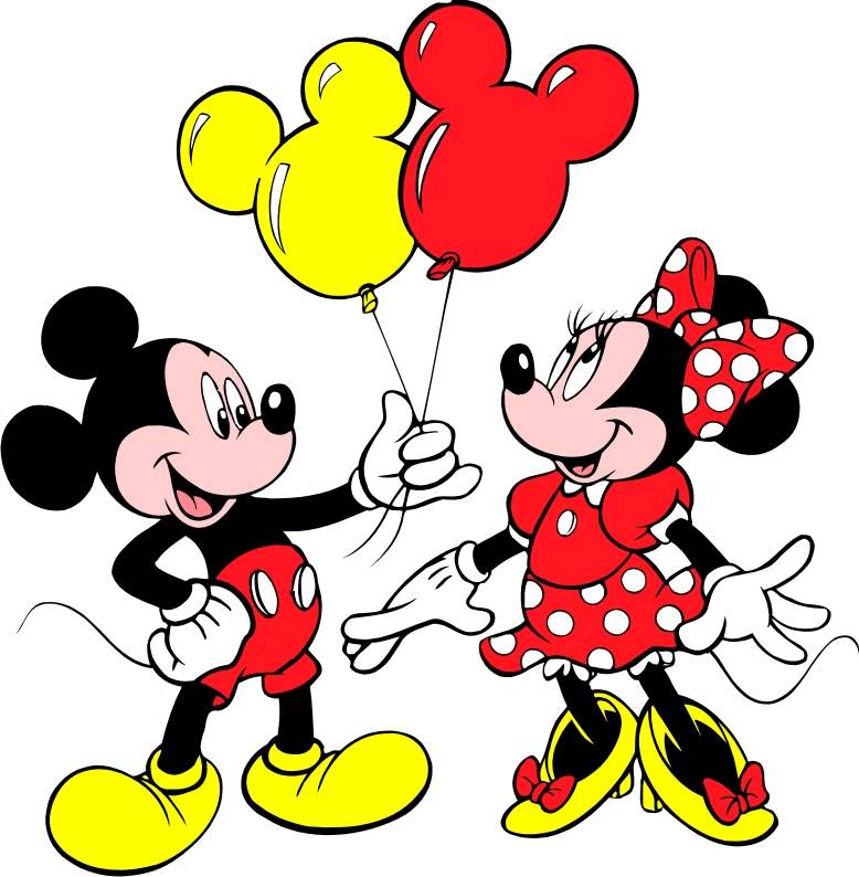 Mickey mouse birthday minnie mouse mickey disney and with clip art