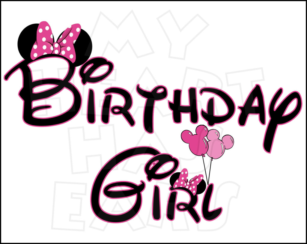 Mickey mouse birthday mouse birthday girl clipart
