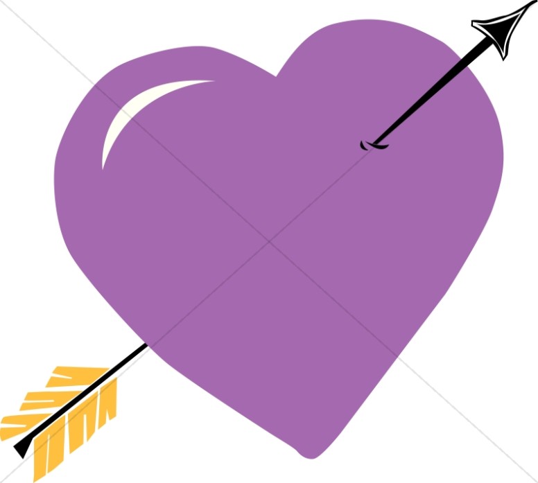 Purple heart christian heart clipart images sharefaith