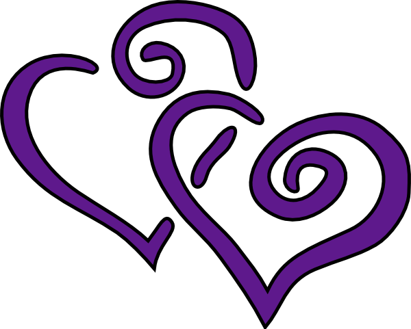 Purple heart clip art free free clipart images