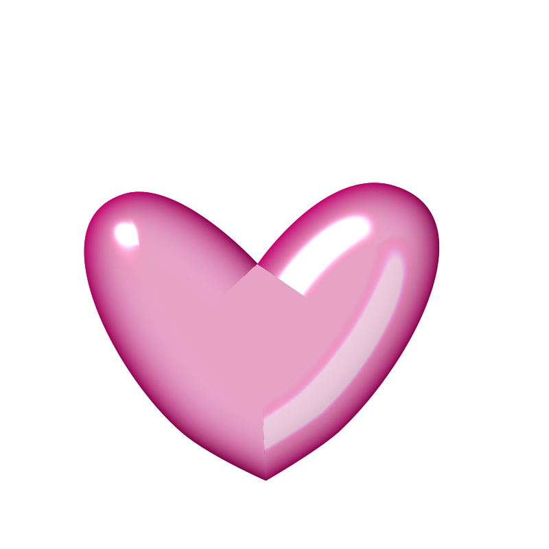 Purple heart clipart 2