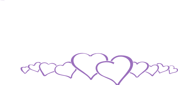 Purple heart clipart collection