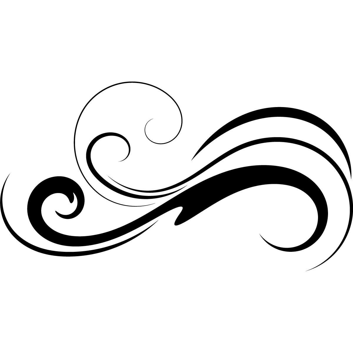 Water  black and white waves clip art black and white gallery