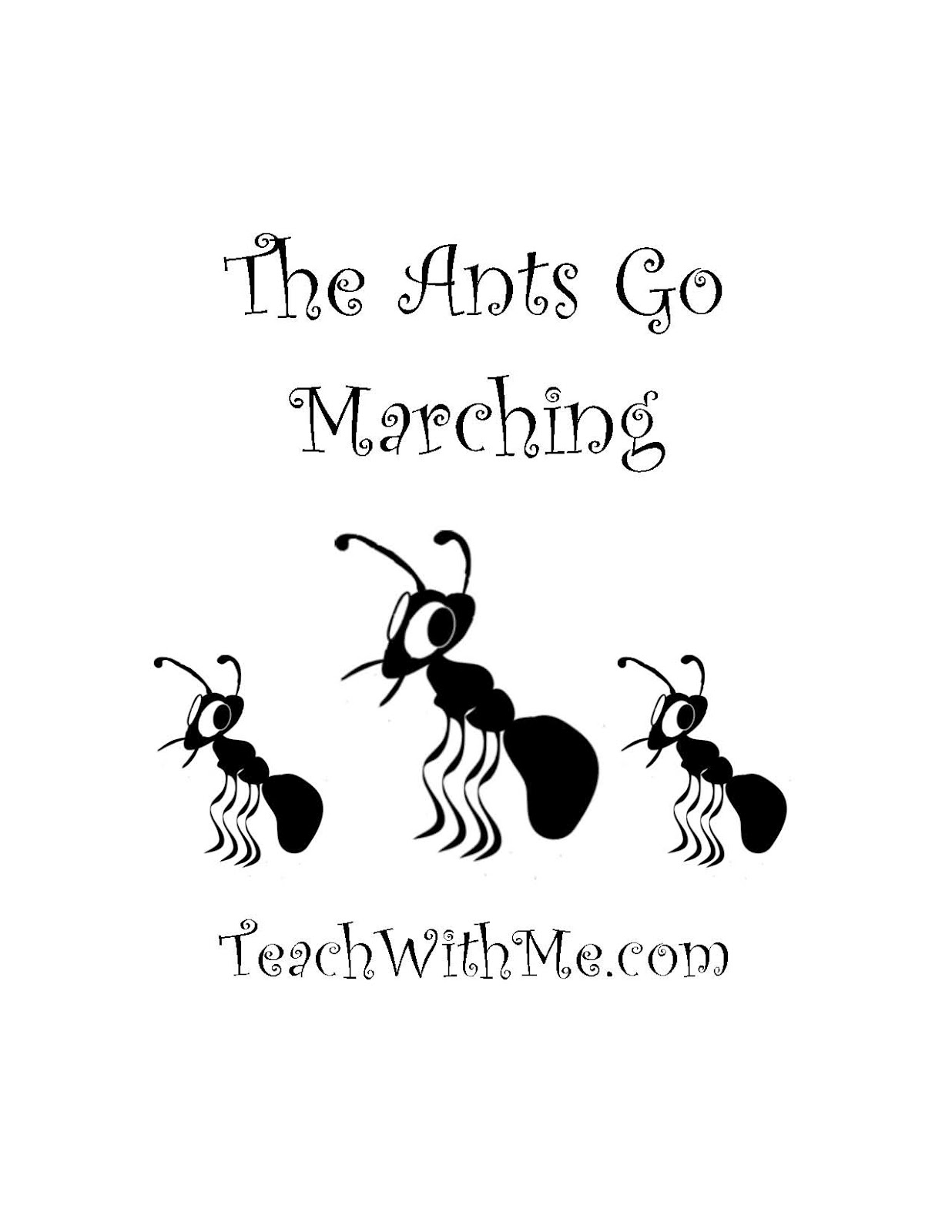 Ant  black and white clipart ants the ant 7