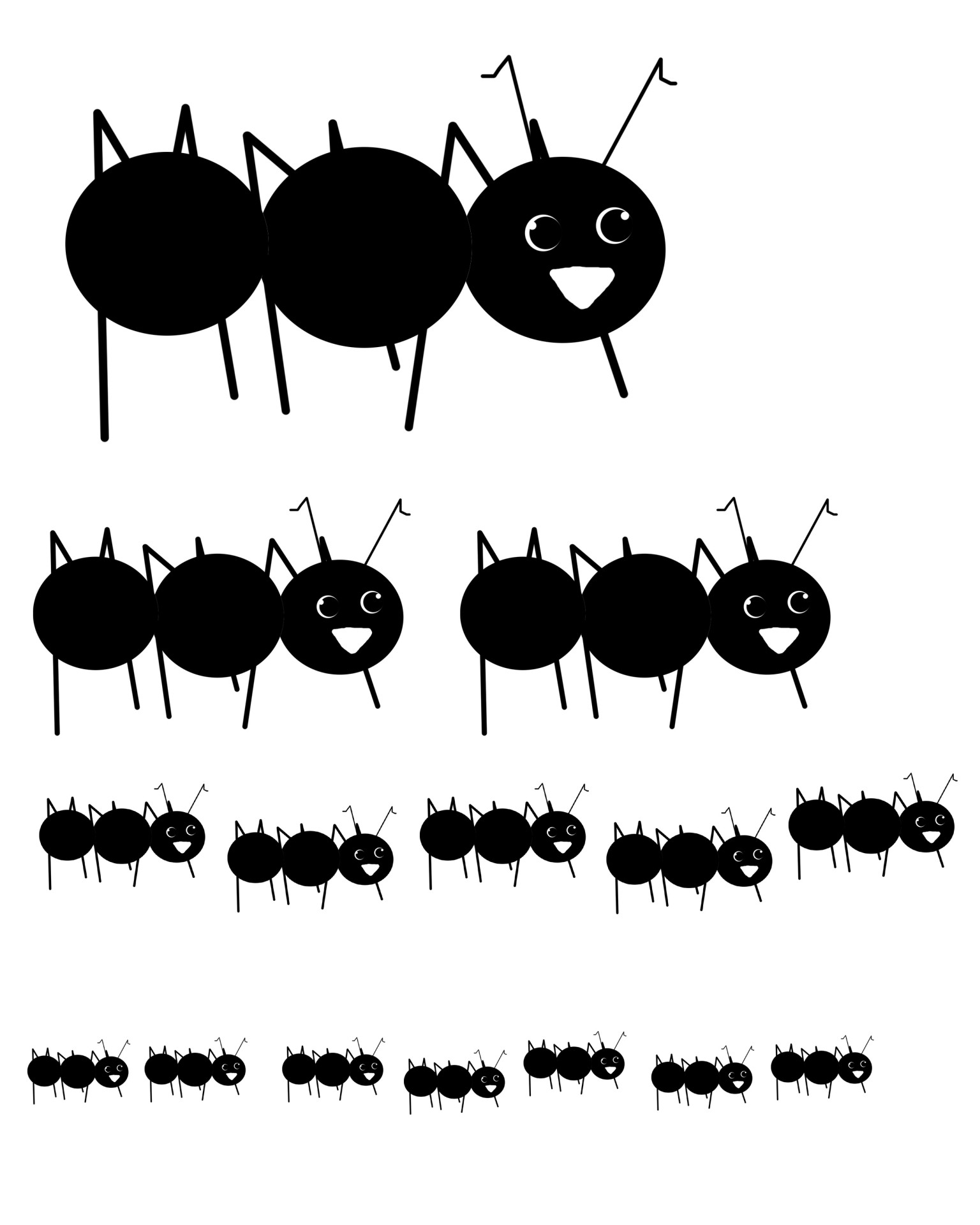 Ant  black and white free ant clipart black ants wikiclipart