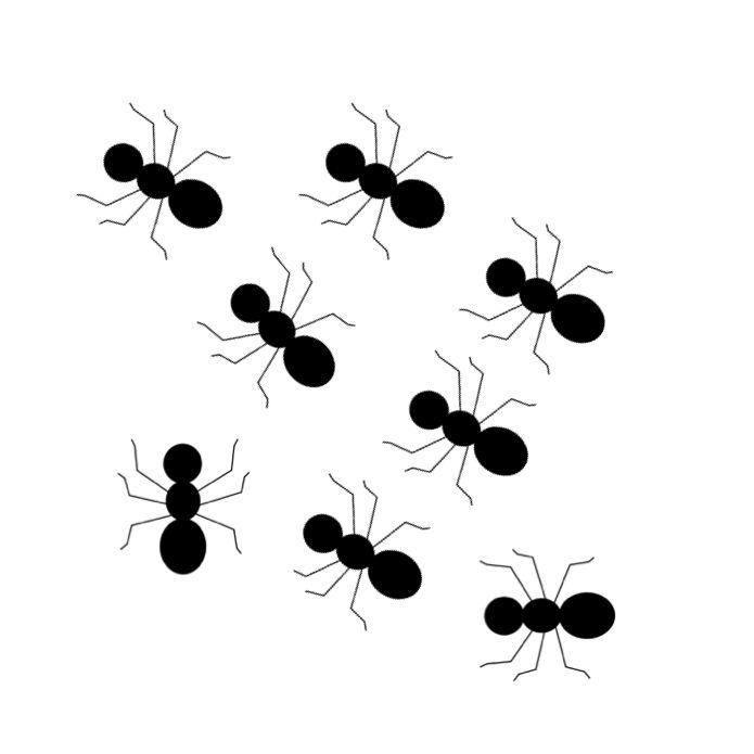 Ant  black and white top ant art ideas on bug crafts kids big ant clipart
