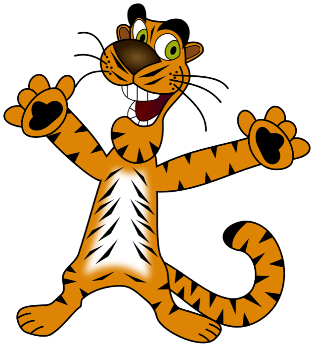 Baby tiger clipart 2 image 1