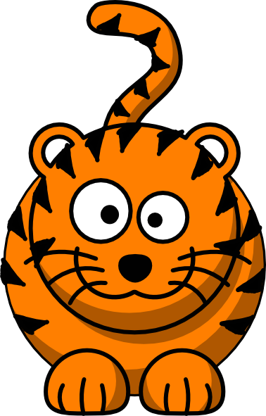 Baby tiger clipart image 5