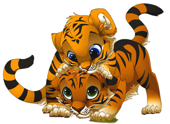 Baby tiger cute tiger clipart biezumd