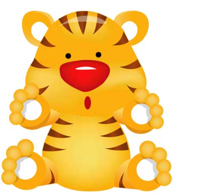 Baby tiger happy clipart images image