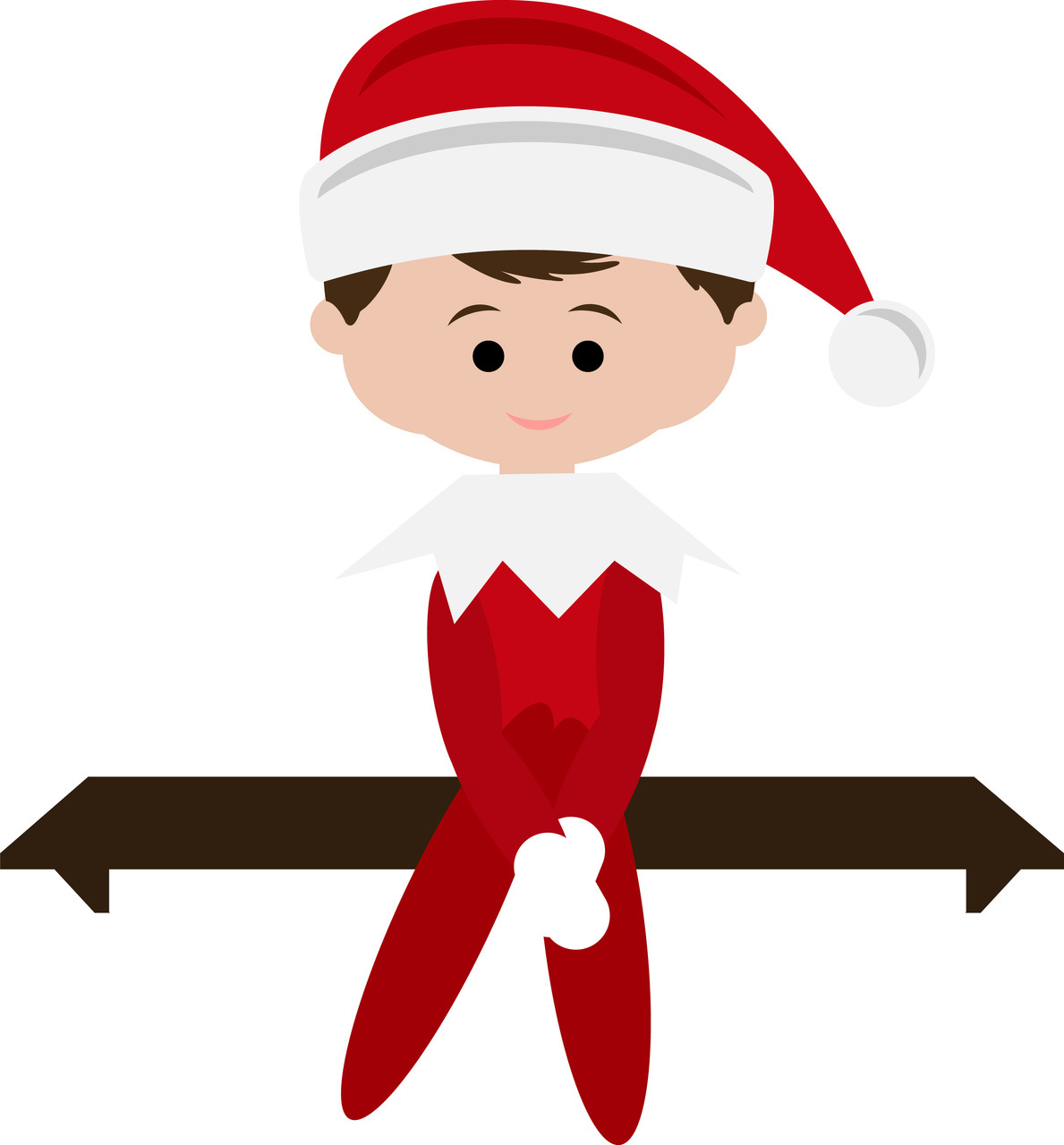 Elf  black and white christmas elf clipart on christmas picasa and elves image 4