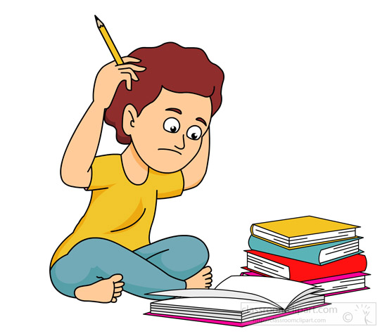 Student thinking students images clip art clipart collection