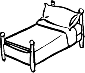 Bed black and white bed black and white clip art images download ...