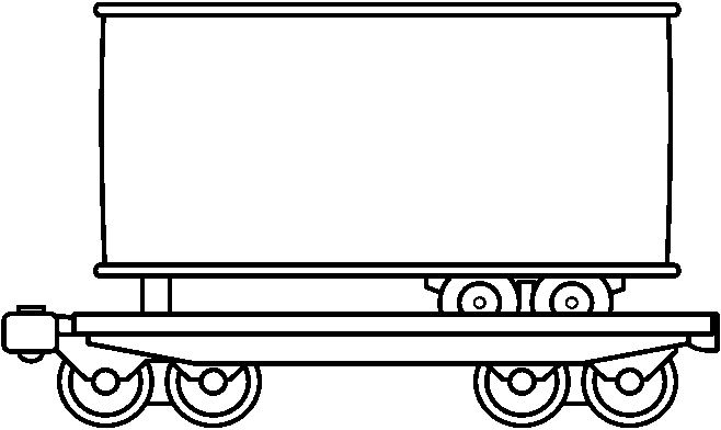 Caboose clip art black and white free clipart images