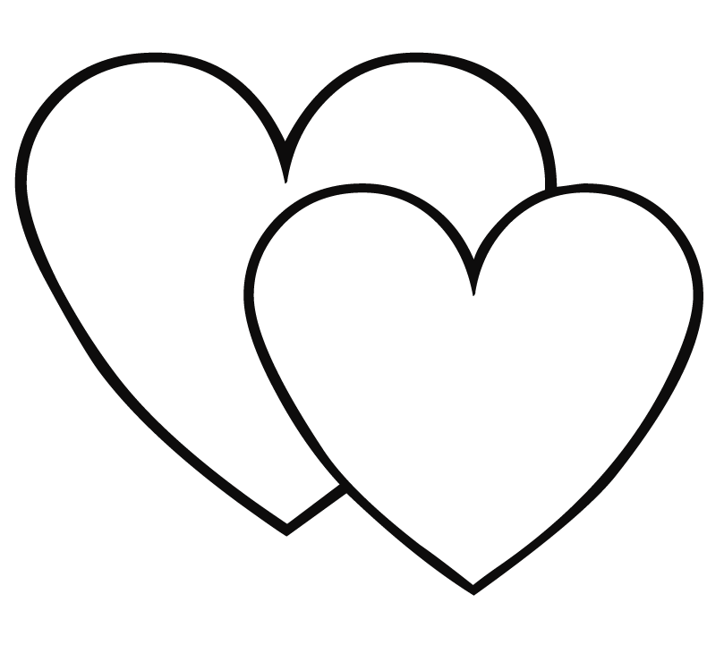 Double heart picturs of hearts free download clip art on
