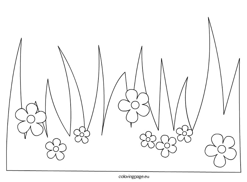 Grass  black and white grass clipart to color clipartfest