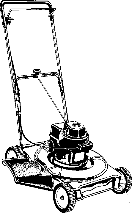 Grass  black and white lawn mower in grass clipart clipartfest