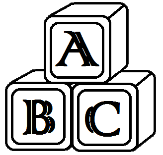Abc blocks clipart black and white free 5 clipartandscrap