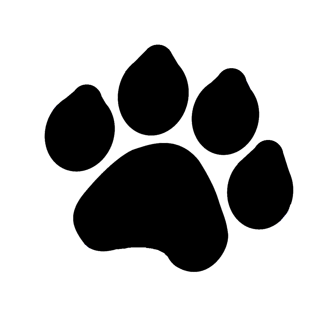 Dog paw prints ablepaws inc is a c3 group of registered pet partner teams clip art