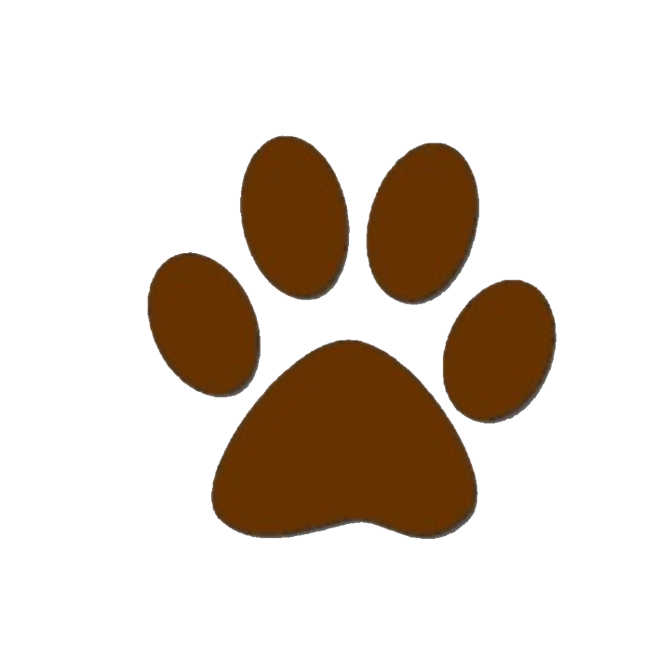 Dog paw prints brown dog paw print clipart free to use clip art resource