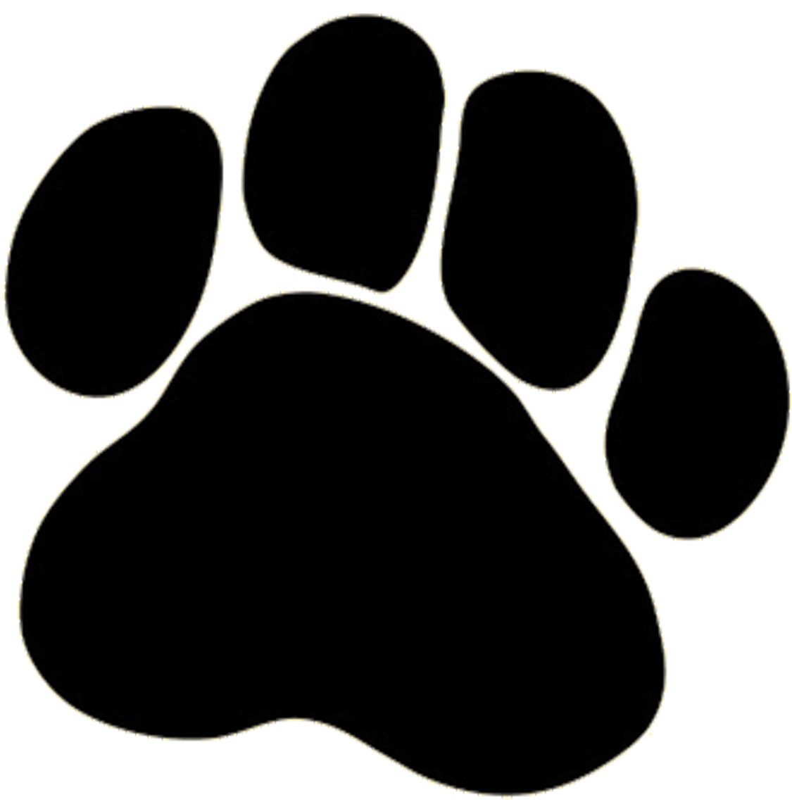 Dog paw prints dog paw border clipart free images 2 wikiclipart