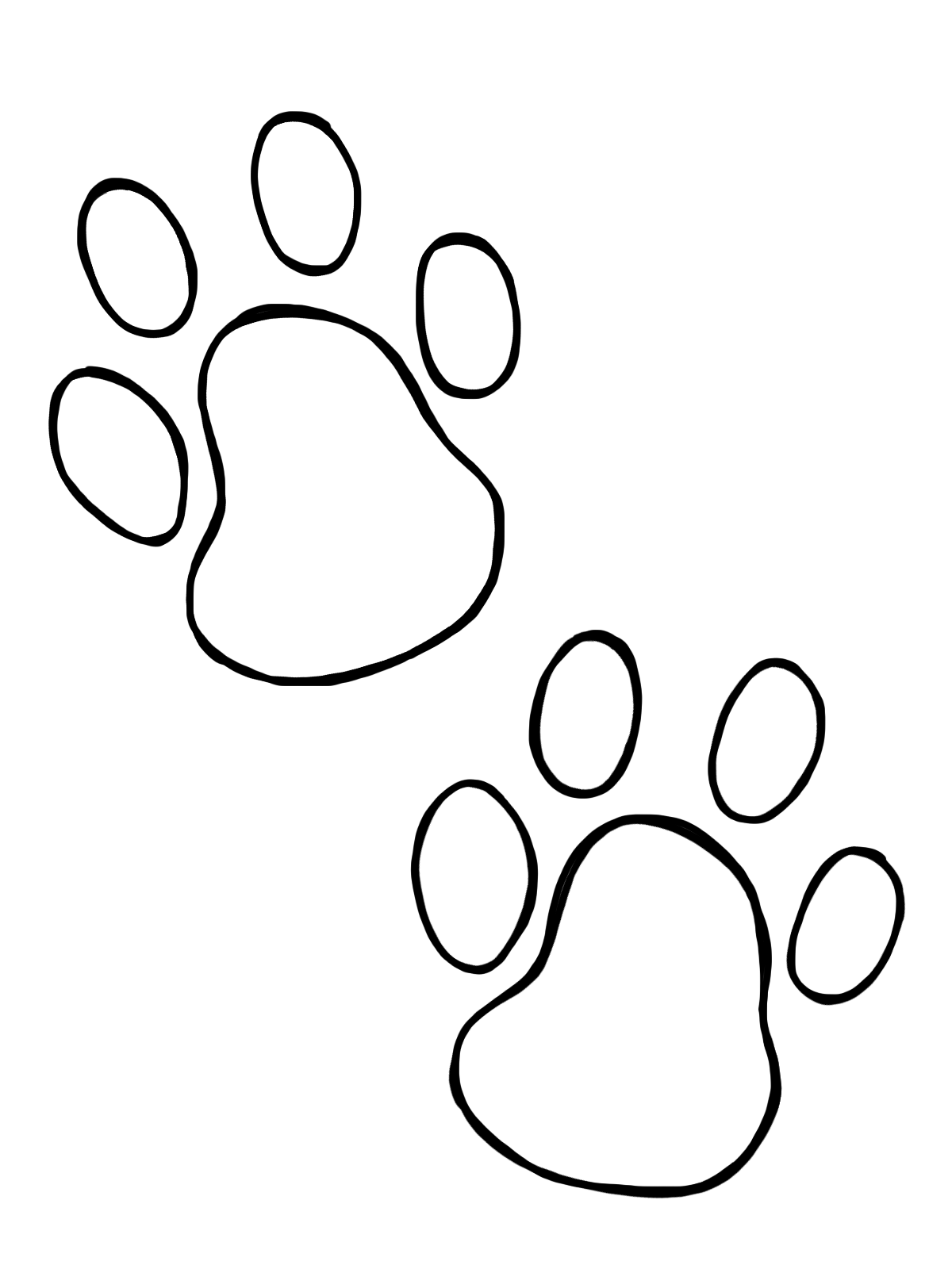 Dog paw prints dog paw heart clip art free clipart images wikiclipart