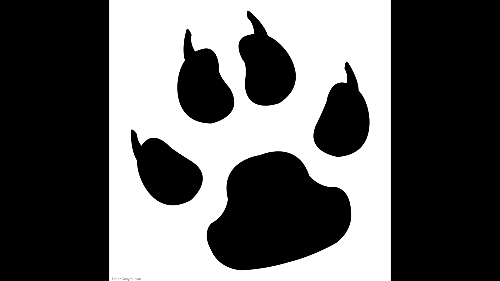 Dog paw prints dog paw print stencil free download clip art