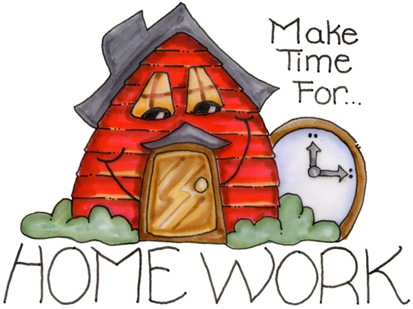 homework this week clipart