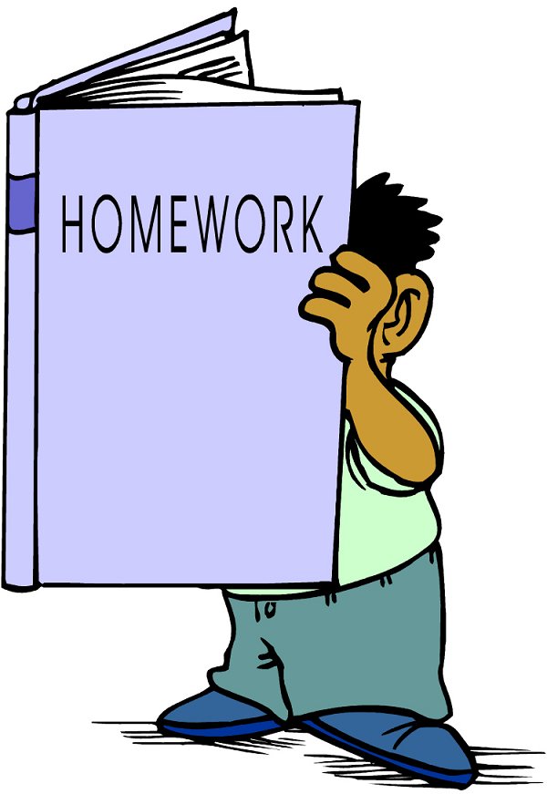 Doing homework read book homework clipart cliparts and others art inspiration