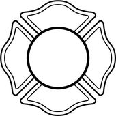 Firefighter black and white fire department logo clip art - WikiClipArt