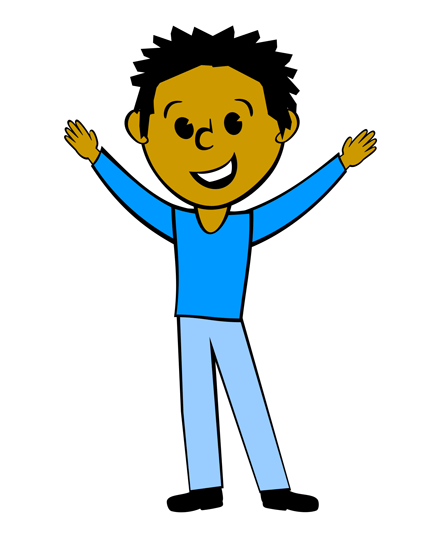 Happy person young person clip art - WikiClipArt.