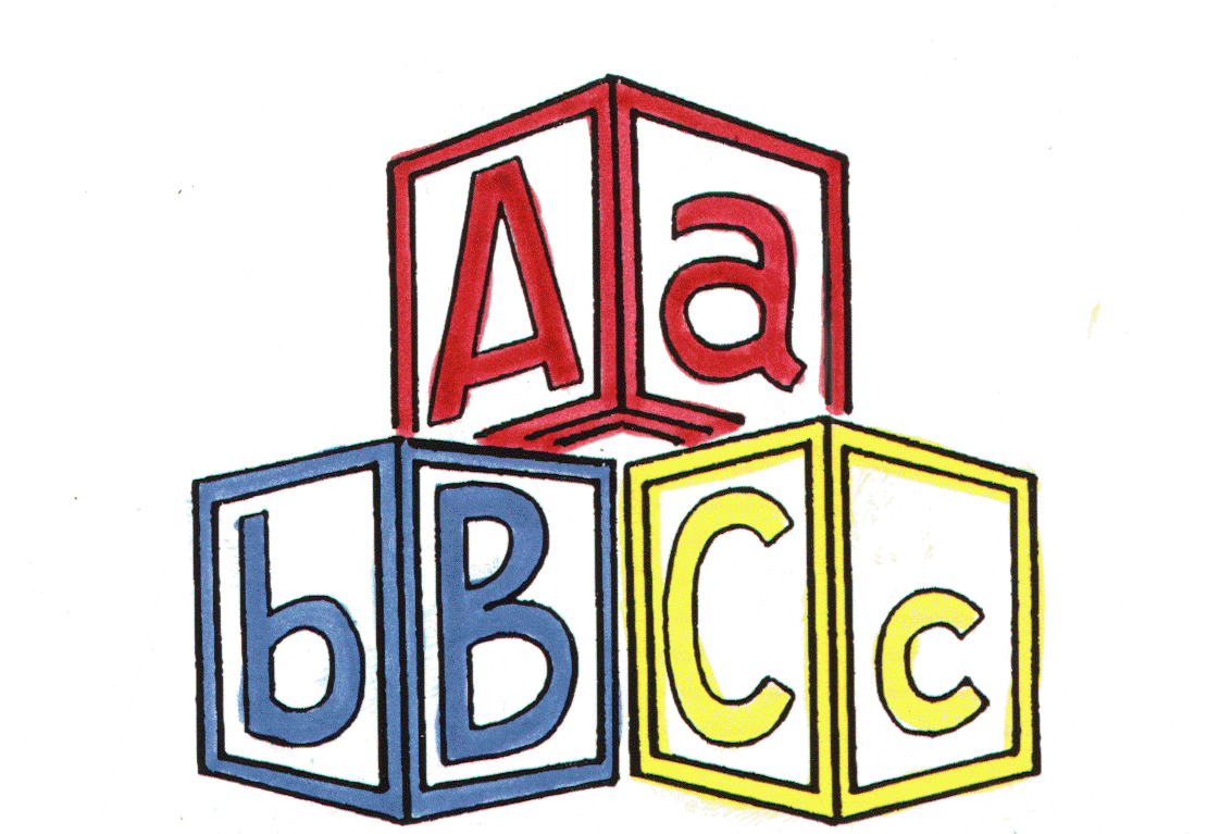 Image of abc blocks clipart 0 block free clip art