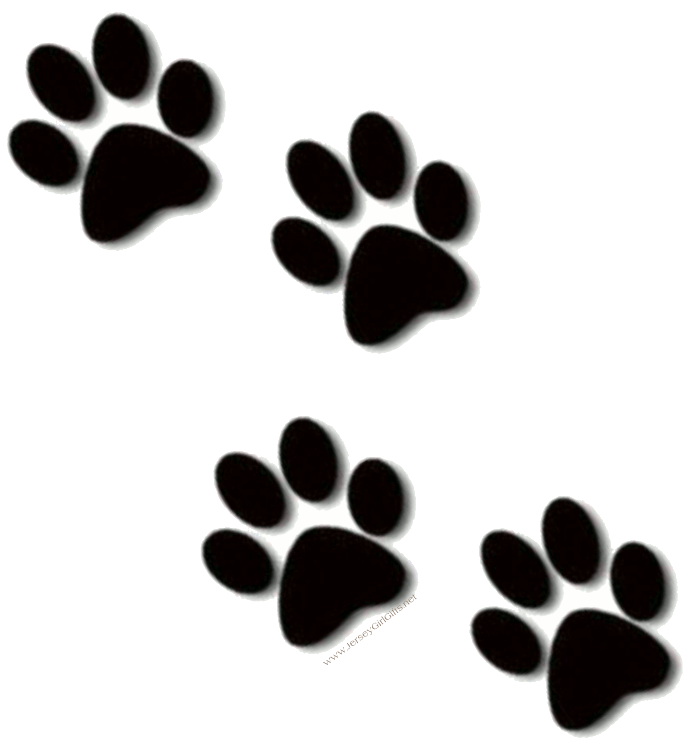 Paw print tattoos on dog paw prints scroll clipart 3 7 2 wikiclipart