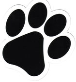 Paw print tattoos on dog paw prints scroll clipart 3 8 3 - WikiClipArt