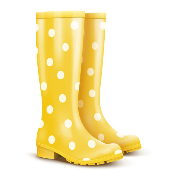 Rain boots boots clipart fashionable pencil and in color boots