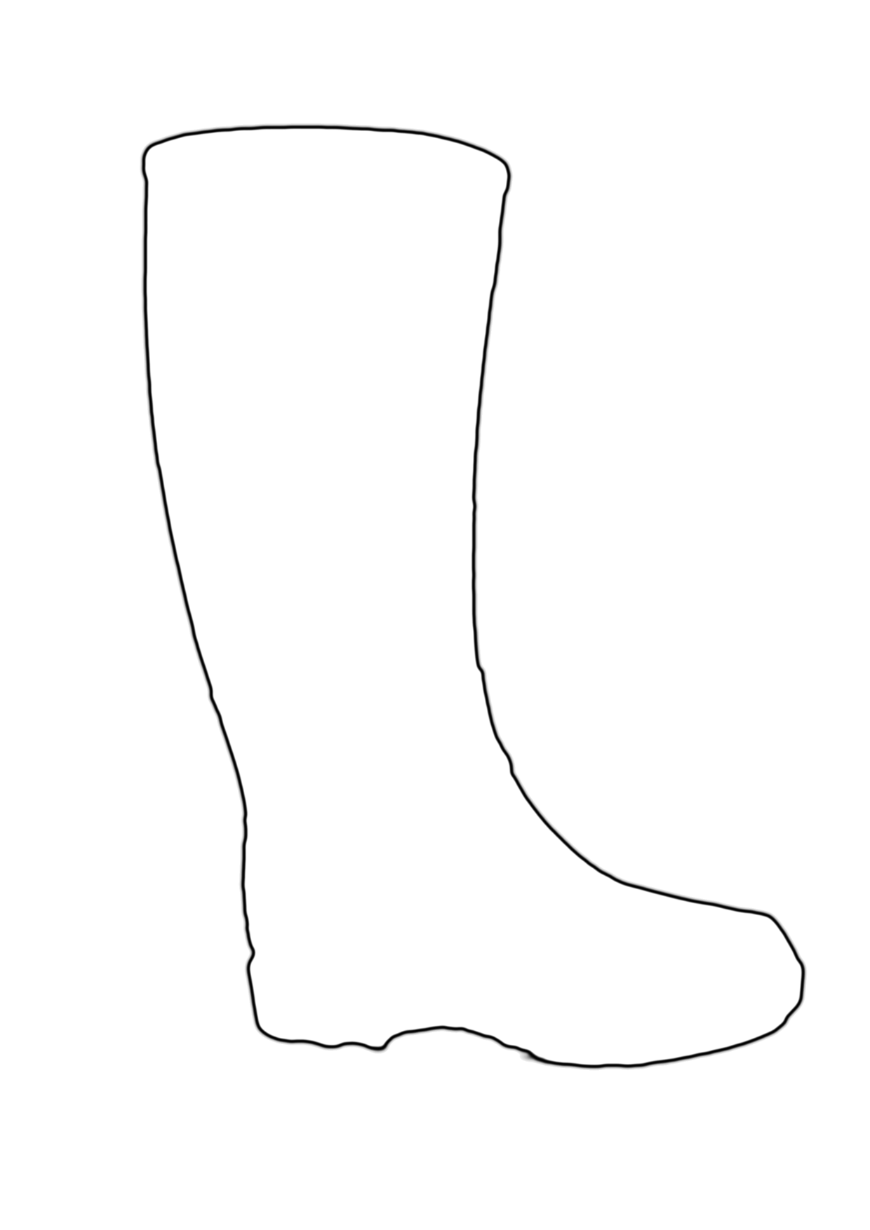 Rain boots coloring page free clipart images 2