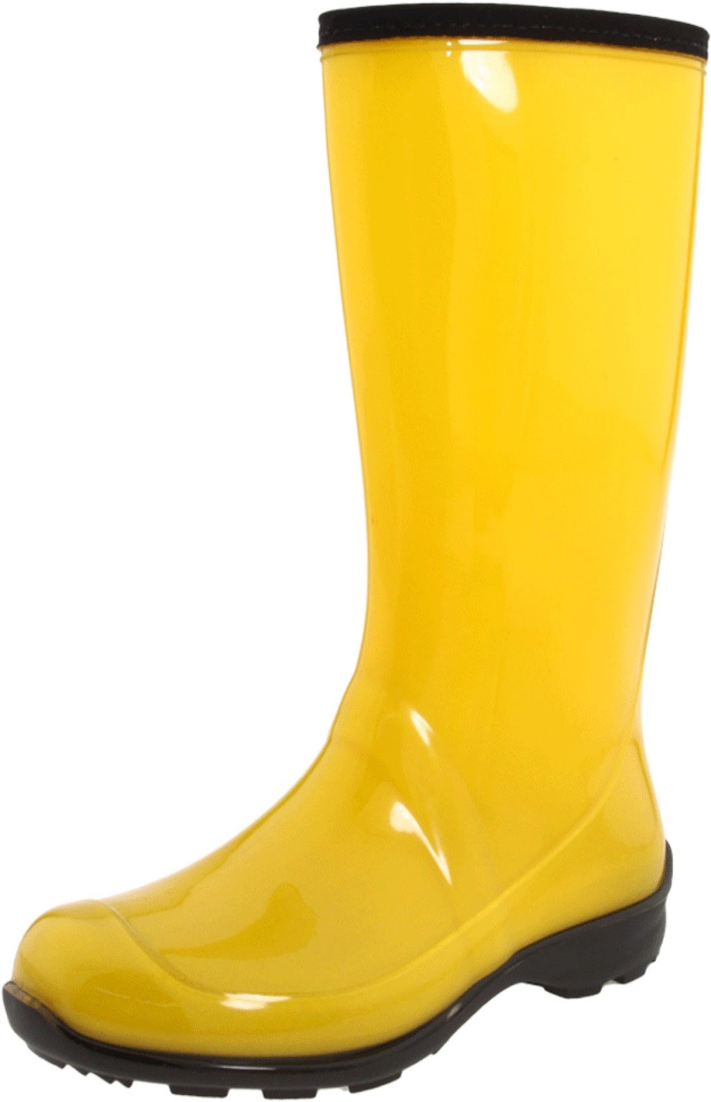 Rain boots in puddle free clipart images