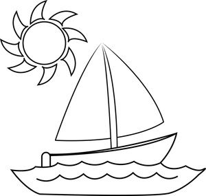 Sailboat  black and white sailboat clipart water boat pencil and in color sailboat