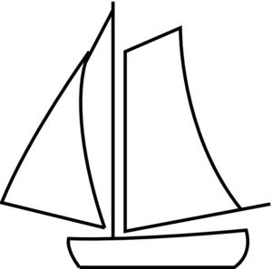 Sailboat  black and white sailing boat white clip art at vector clip art