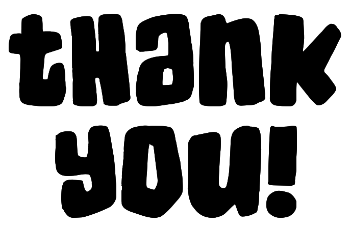 Thank you  black and white thank you clip art free clipart images 7 clipartandscrap
