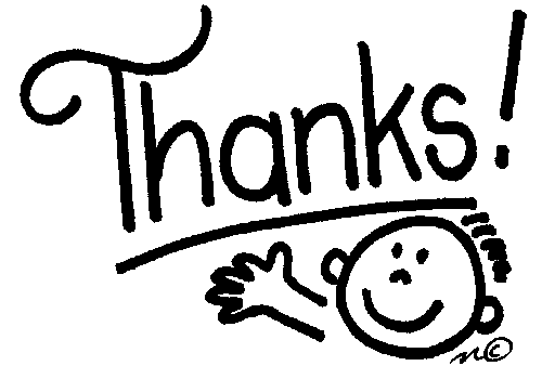 Thank you  black and white thank you clipart animated free images