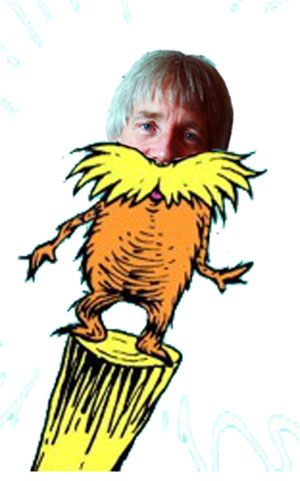 Deke gundersen discovered to be the lorax the pacific index clipart